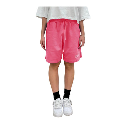 Short en coton fuchsia Comme des Garçons Fuckdown