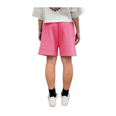 Short en coton fuchsia Comme des Garçons Fuckdown