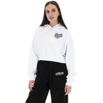 Comme Des Fuckdown wit katoenen dames sweatshirt