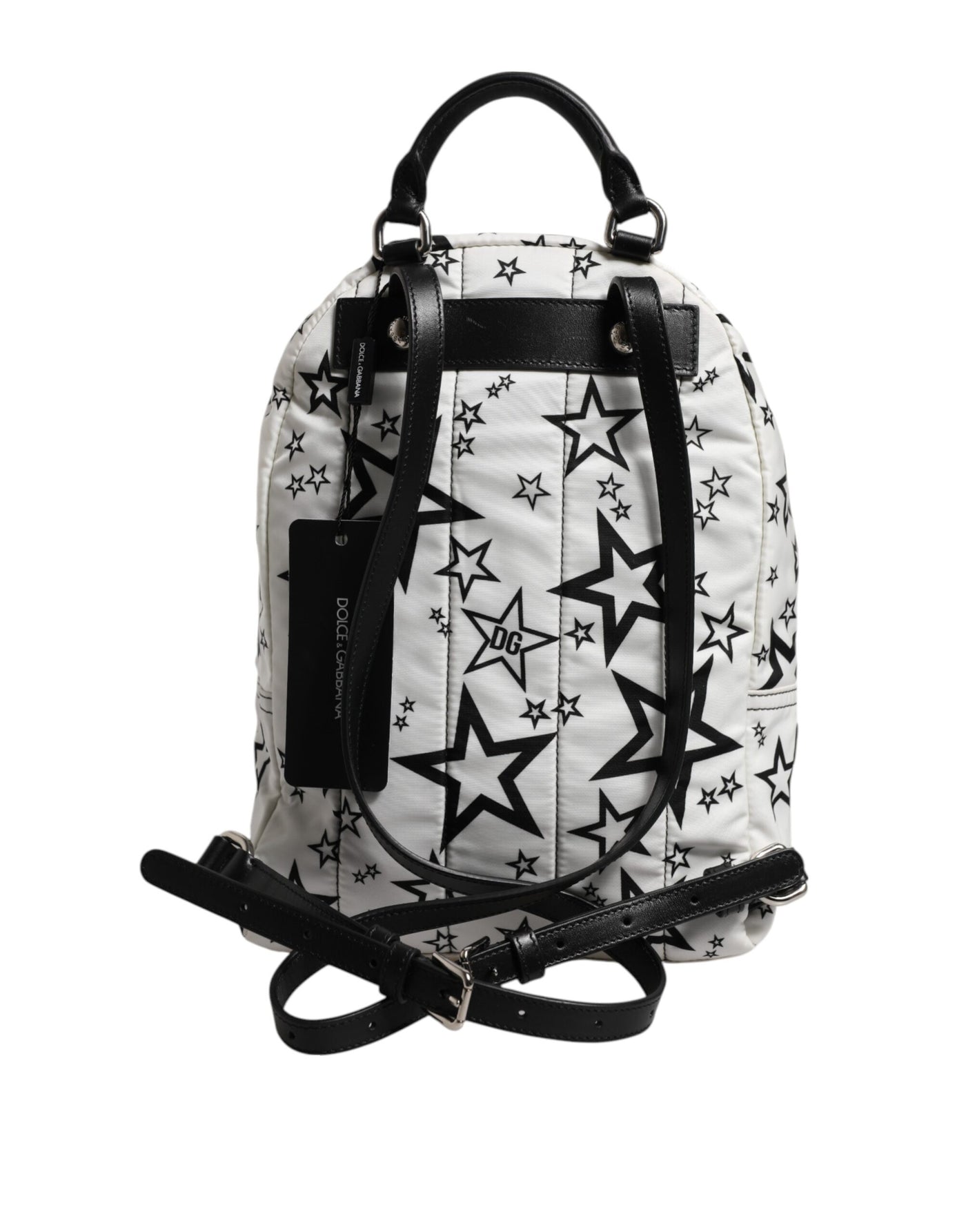 Dolce &amp; Gabbana Witte DG Sterrenprint Nylon Reistas