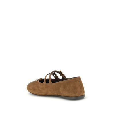 Prada Suede Ballerinas