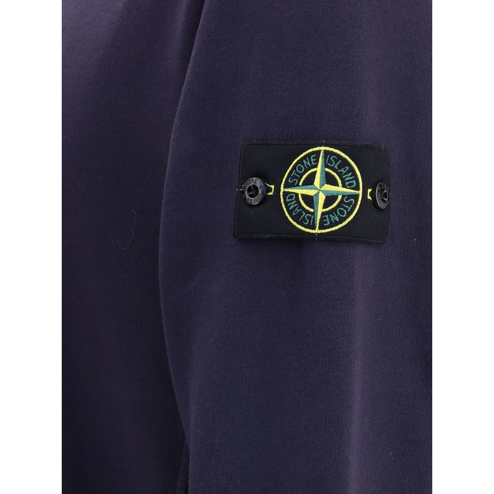 Sweat-shirt avec logo Stone Island