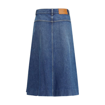Chloé Denim midi-rok