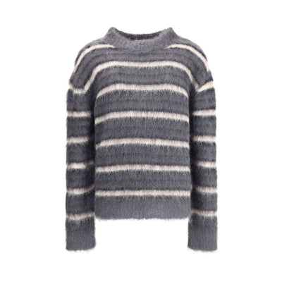 Pull rayé en laine et mohair Marni