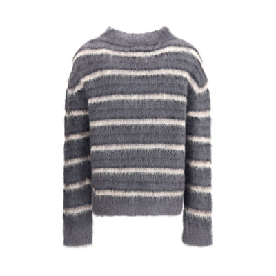 Pull rayé en laine et mohair Marni