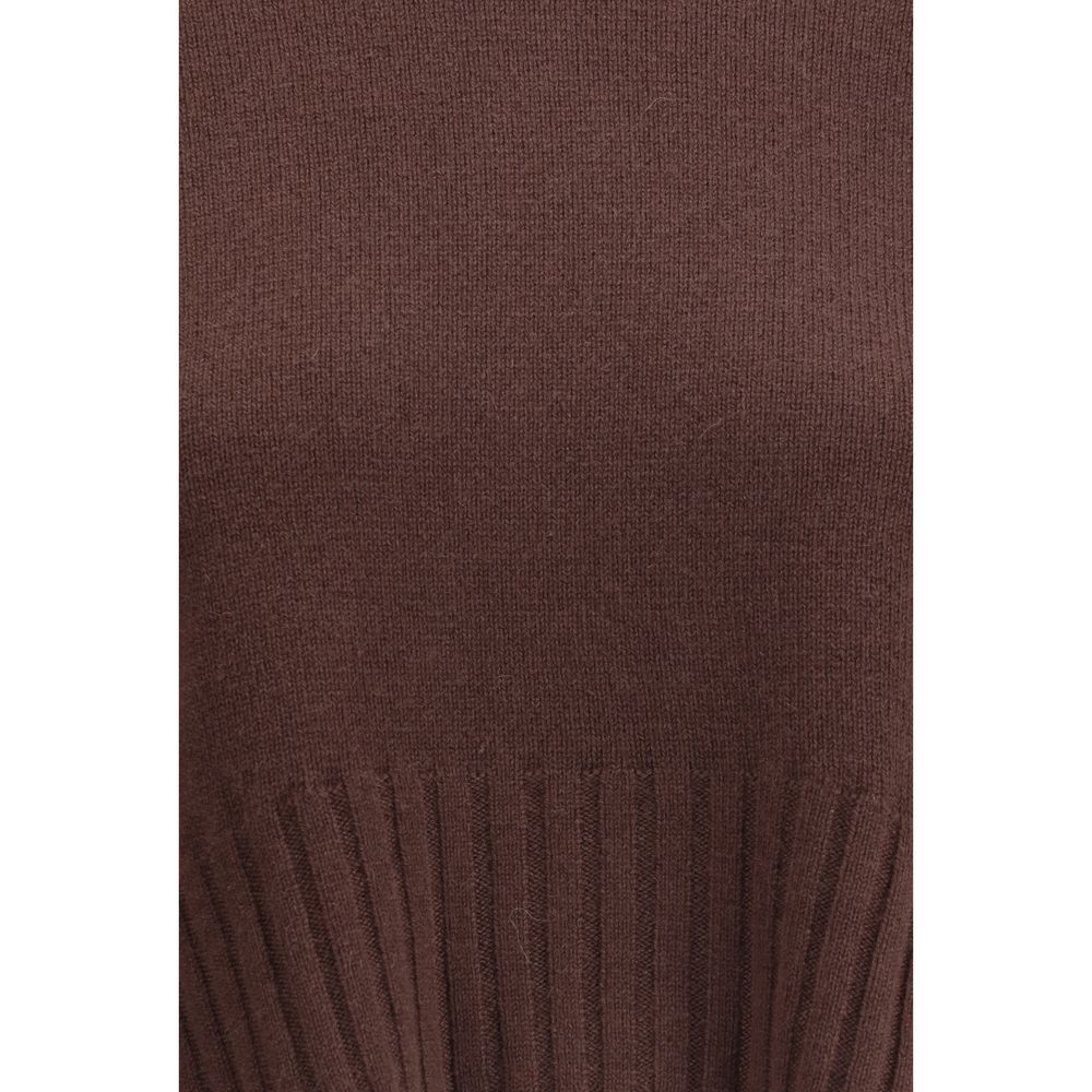 Loulou De Saison kasjmier crop trui