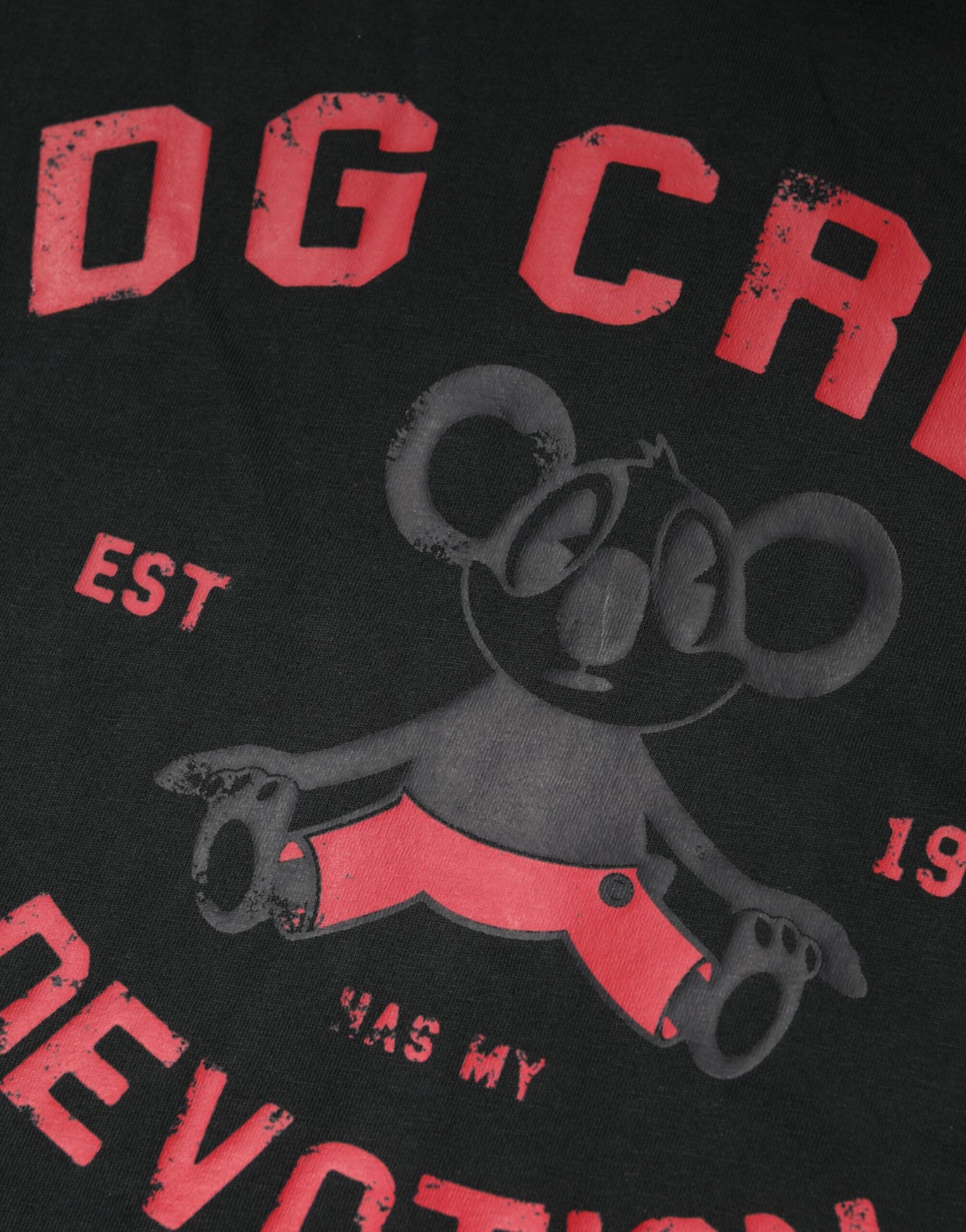 T-shirt ras du cou en coton noir Dolce &amp; Gabbana DG Crew Devotion