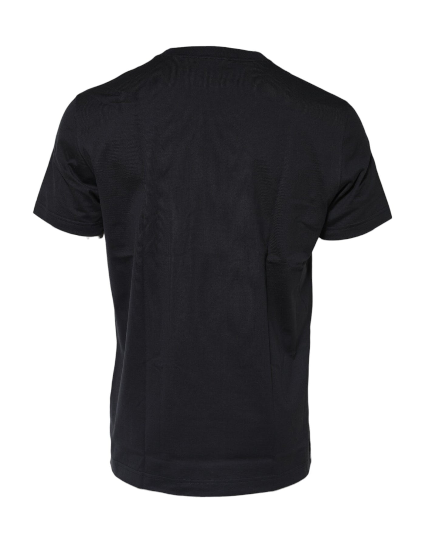 T-shirt ras du cou en coton noir Dolce &amp; Gabbana avec imprimé boussole DG