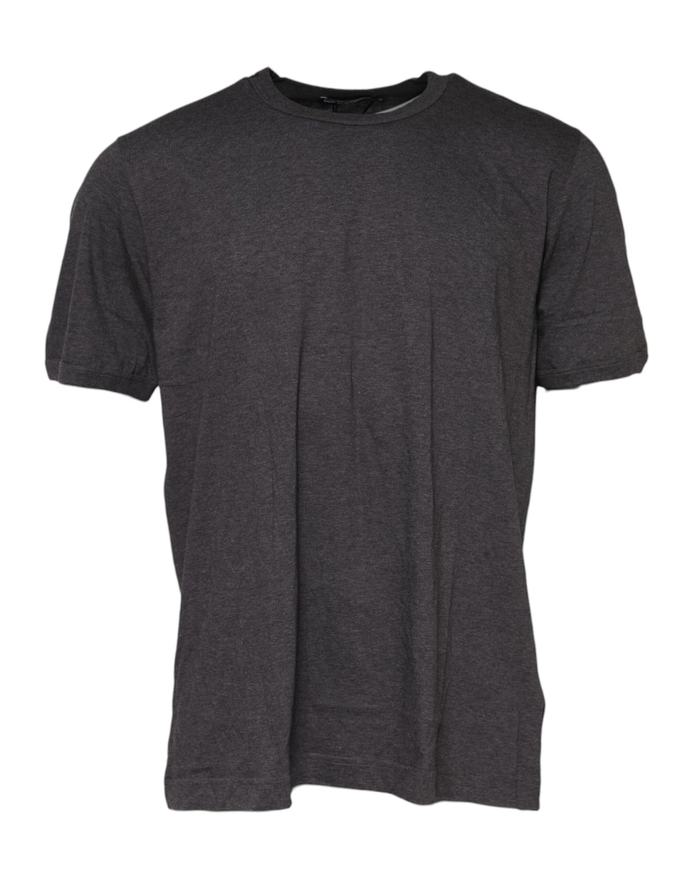 T-shirt ras du cou à manches courtes gris foncé Dolce &amp; Gabbana