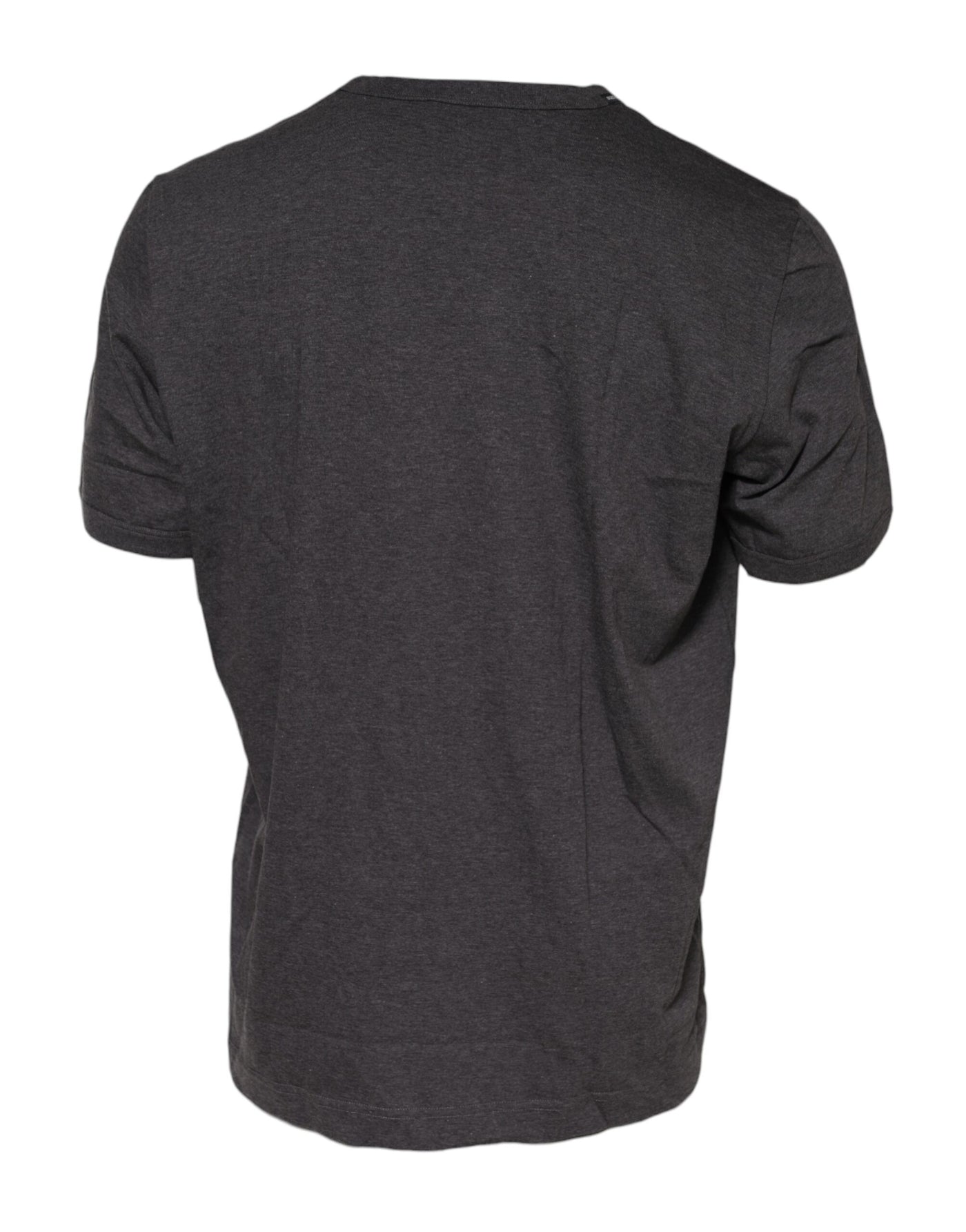 T-shirt ras du cou à manches courtes gris foncé Dolce &amp; Gabbana
