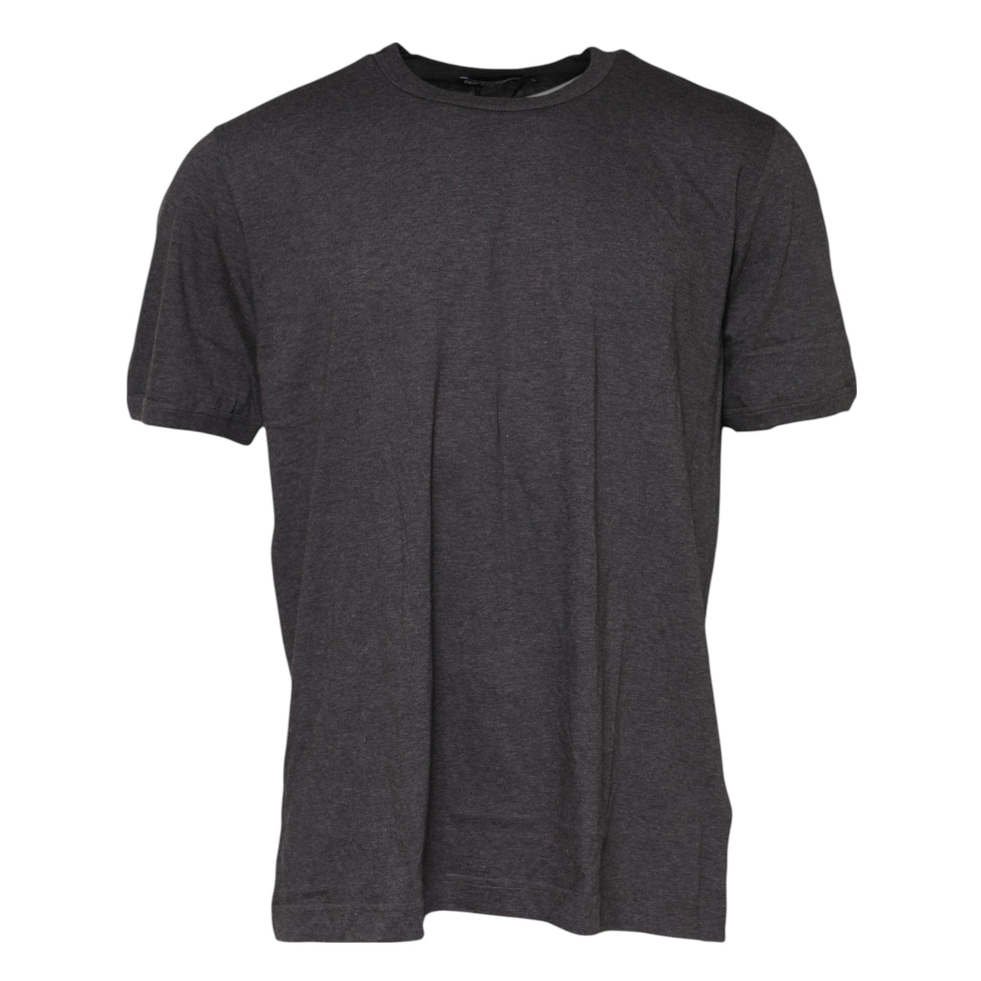 T-shirt ras du cou à manches courtes gris foncé Dolce &amp; Gabbana