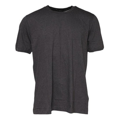 T-shirt ras du cou à manches courtes gris foncé Dolce &amp; Gabbana