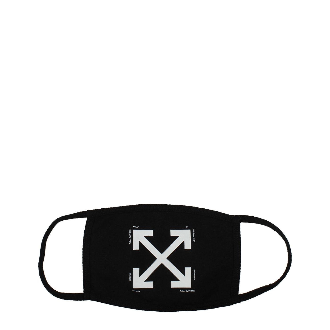 Off-White Zwarte Katoenen Gezichtsmaskers