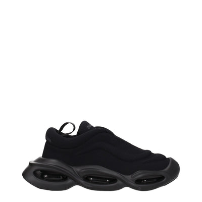 Dolce &amp; Gabbana Zwarte Stoffen Dikke Sneakers