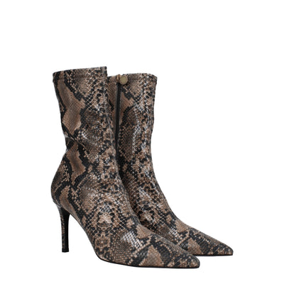 Stella McCartney Brown Leather Ankle Boots