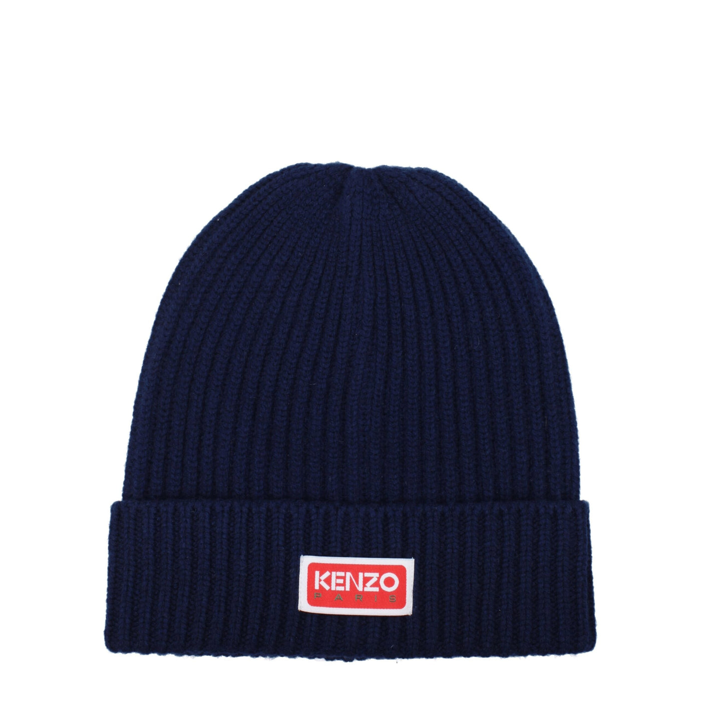 Kenzo Blauwe Wollen Muts