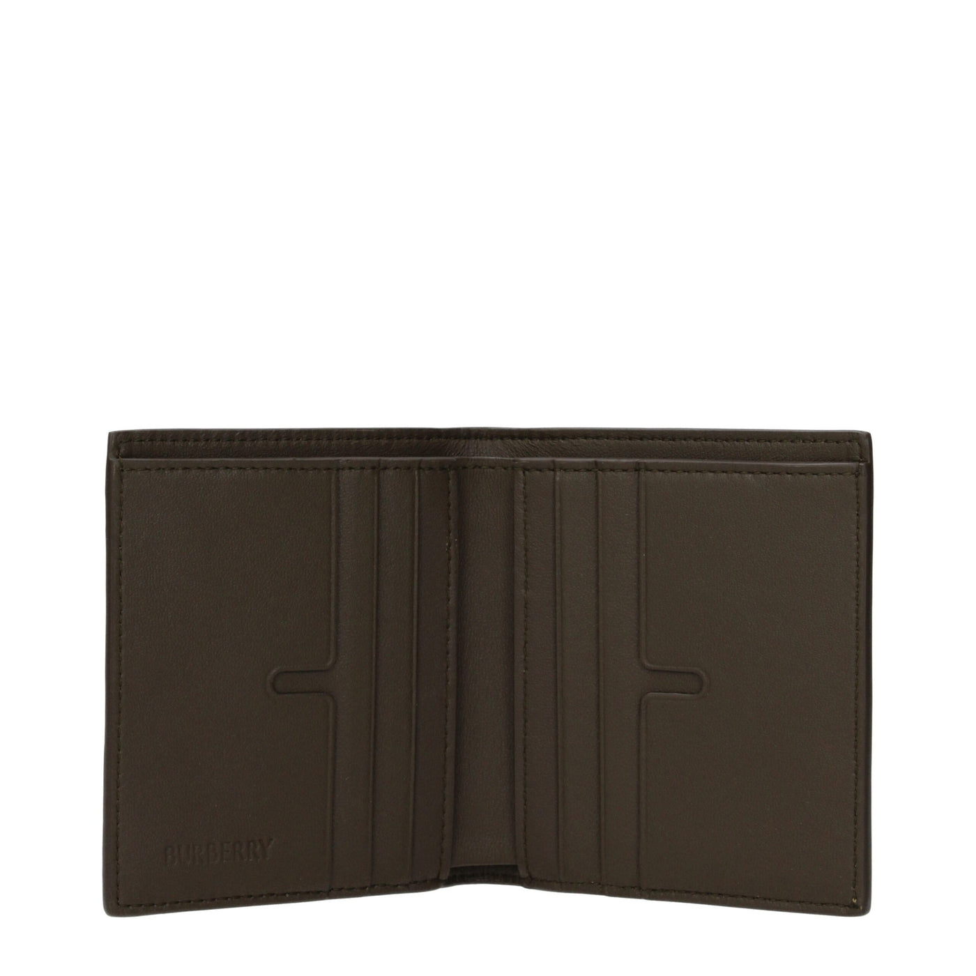 Burberry beige stoffen portemonnees