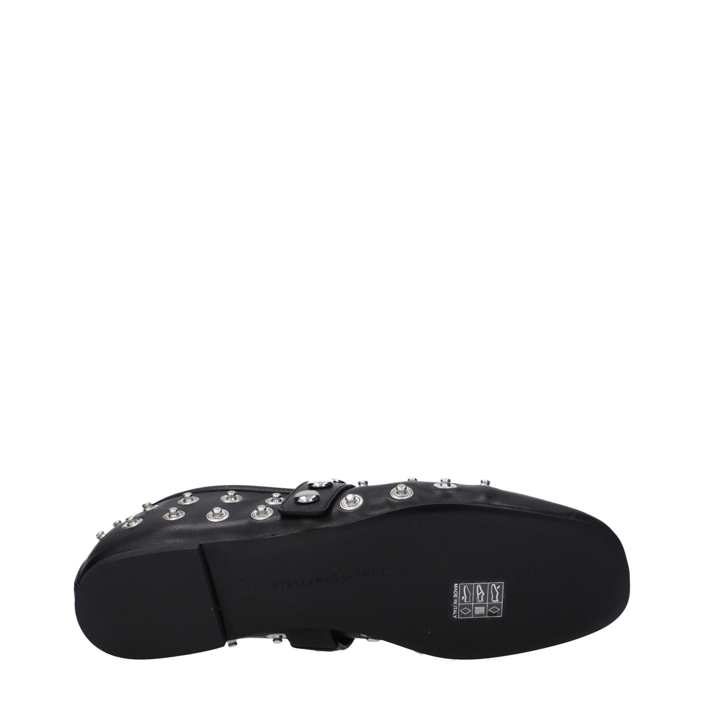 Stella McCartney zwarte leren ballerina's