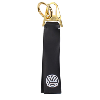 Ambush zwarte leren sleutelhangers