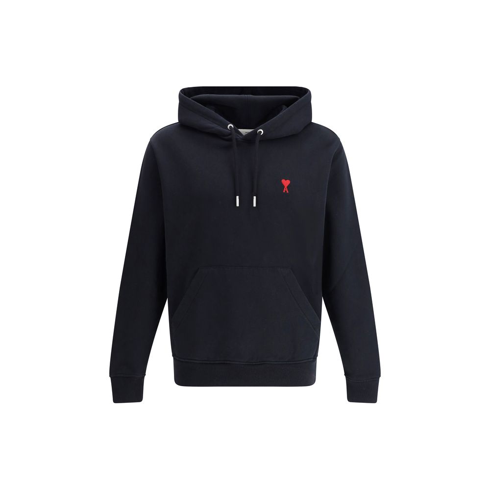 Sweat à capuche avec logo Ami Paris