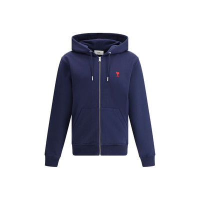 Sweat à capuche avec logo Ami Paris