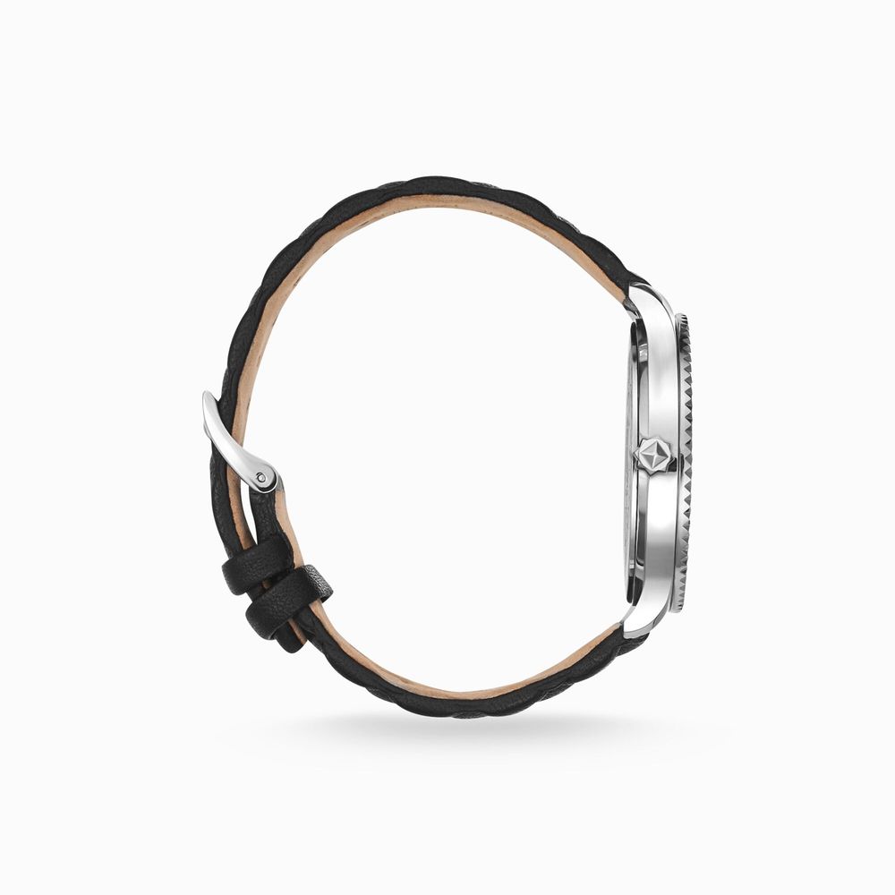 Thomas Sabo Zwart Leren Horloge