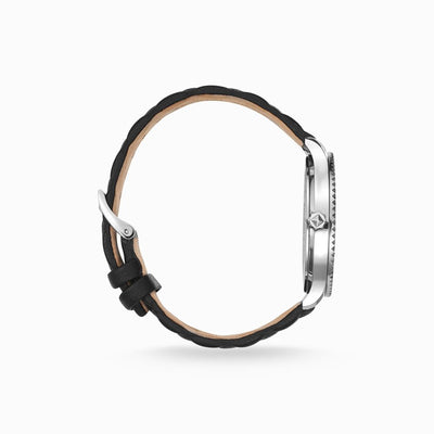 Thomas Sabo Zwart Leren Horloge