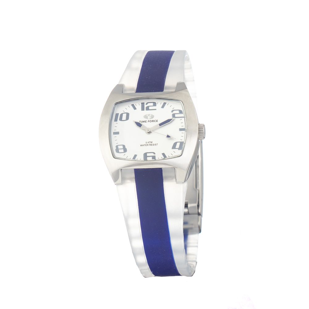 Time Force Blauw Rubberen Horloge