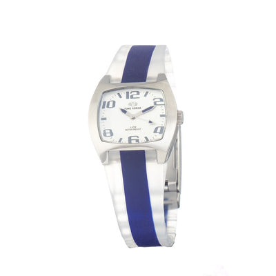 Time Force Blauw Rubberen Horloge