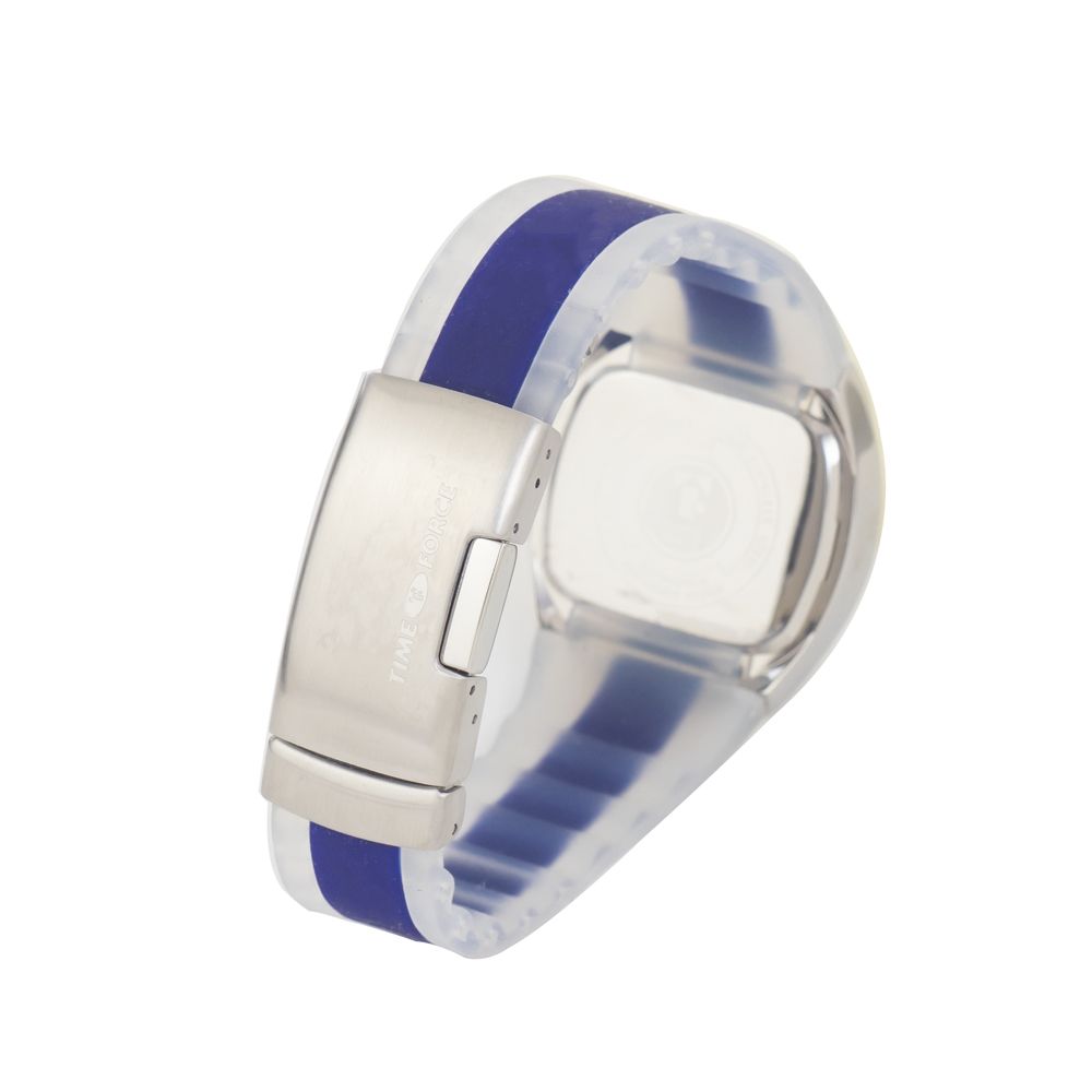 Time Force Blauw Rubberen Horloge