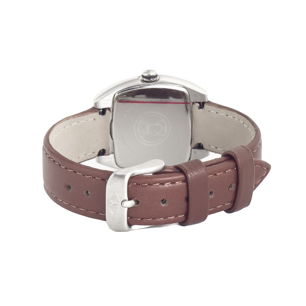 Montre Time Force en cuir marron
