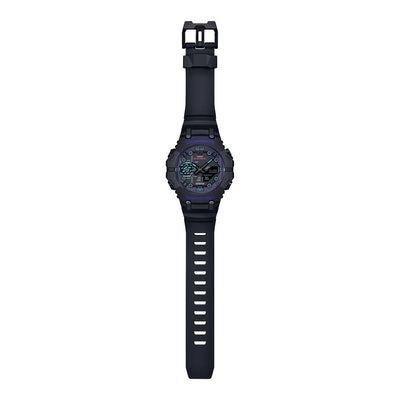 Montre Casio en résine noire