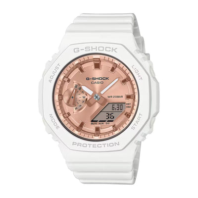 Montre Casio en résine blanche