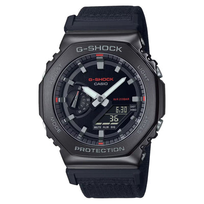 Montre Casio en tissu noir