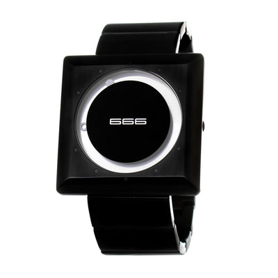 Montre 666BARCELONA en acier inoxydable noir