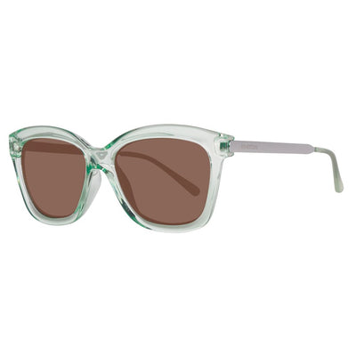 Lunettes de soleil Benetton en résine verte