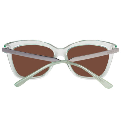 Lunettes de soleil Benetton en résine verte