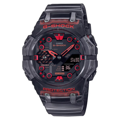 Montre Casio en résine noire