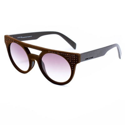 Lunettes de soleil en acétate marron Italia Independent