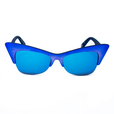 Lunettes de soleil Italia Independent en acétate bleu
