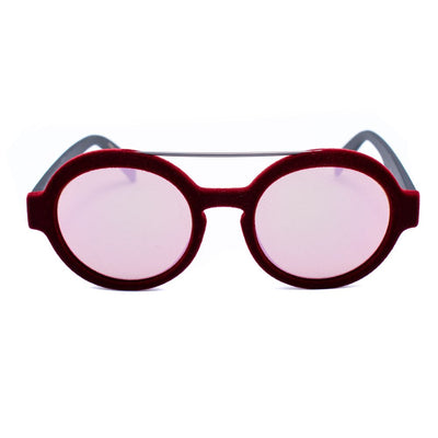 Lunettes de soleil en acétate bordeaux Italia Independent