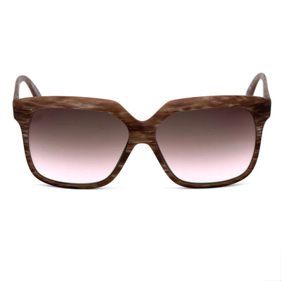Lunettes de soleil en acétate marron Italia Independent
