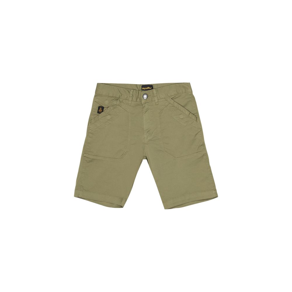 Refrigiwear Groene Katoenen Bermuda