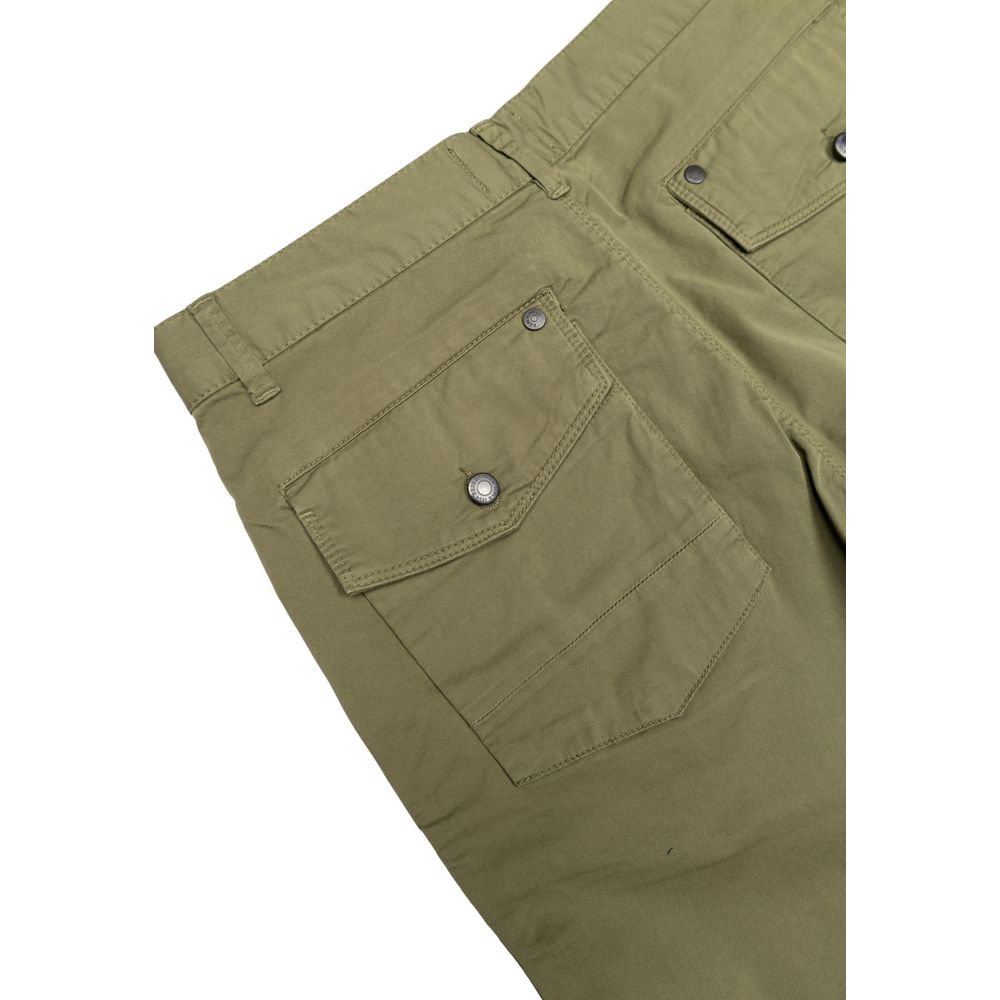 Refrigiwear Groene Katoenen Bermuda
