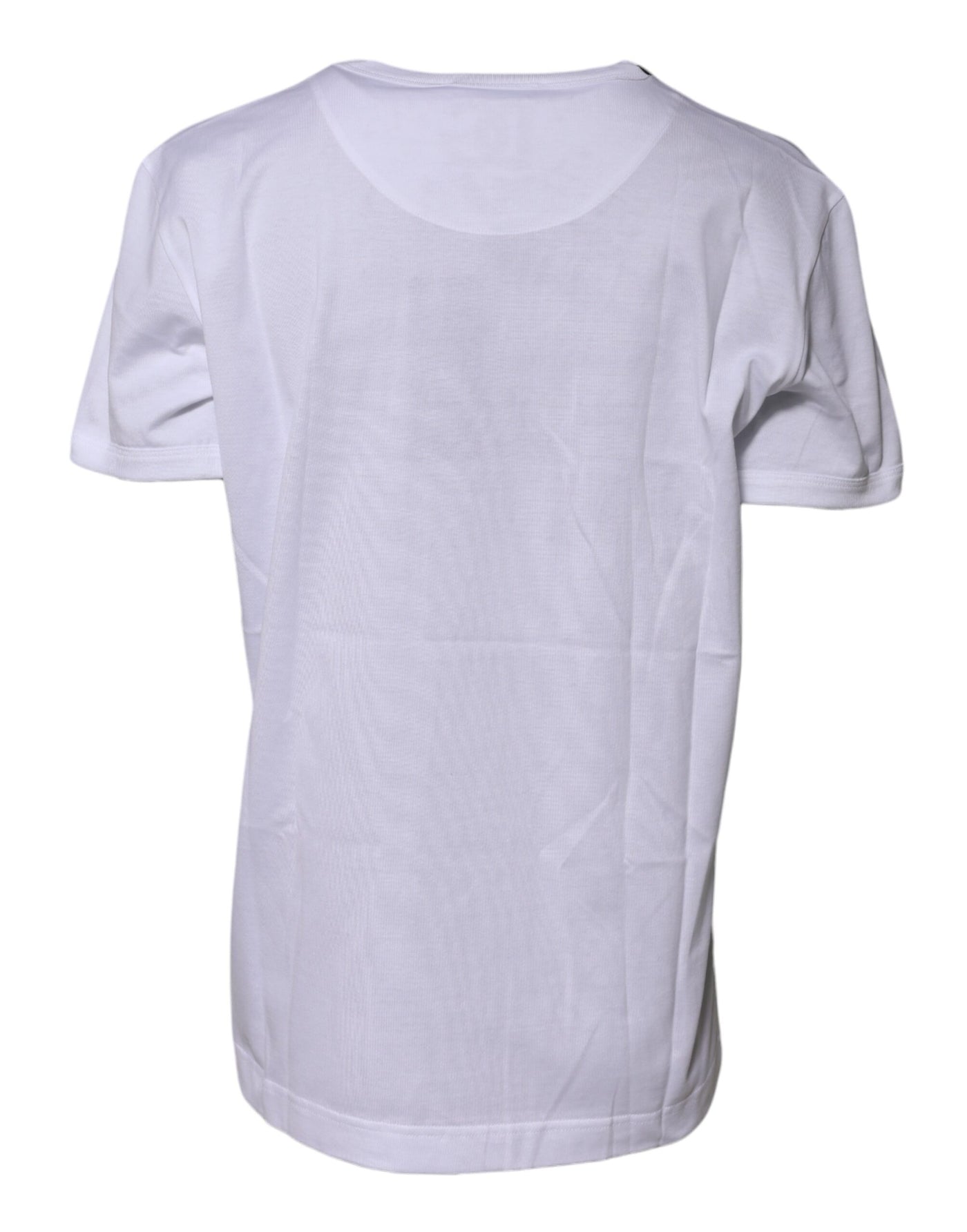 Dolce &amp; Gabbana Wit Katoenen Goodluck 2022 T-shirt met Ronde Hals