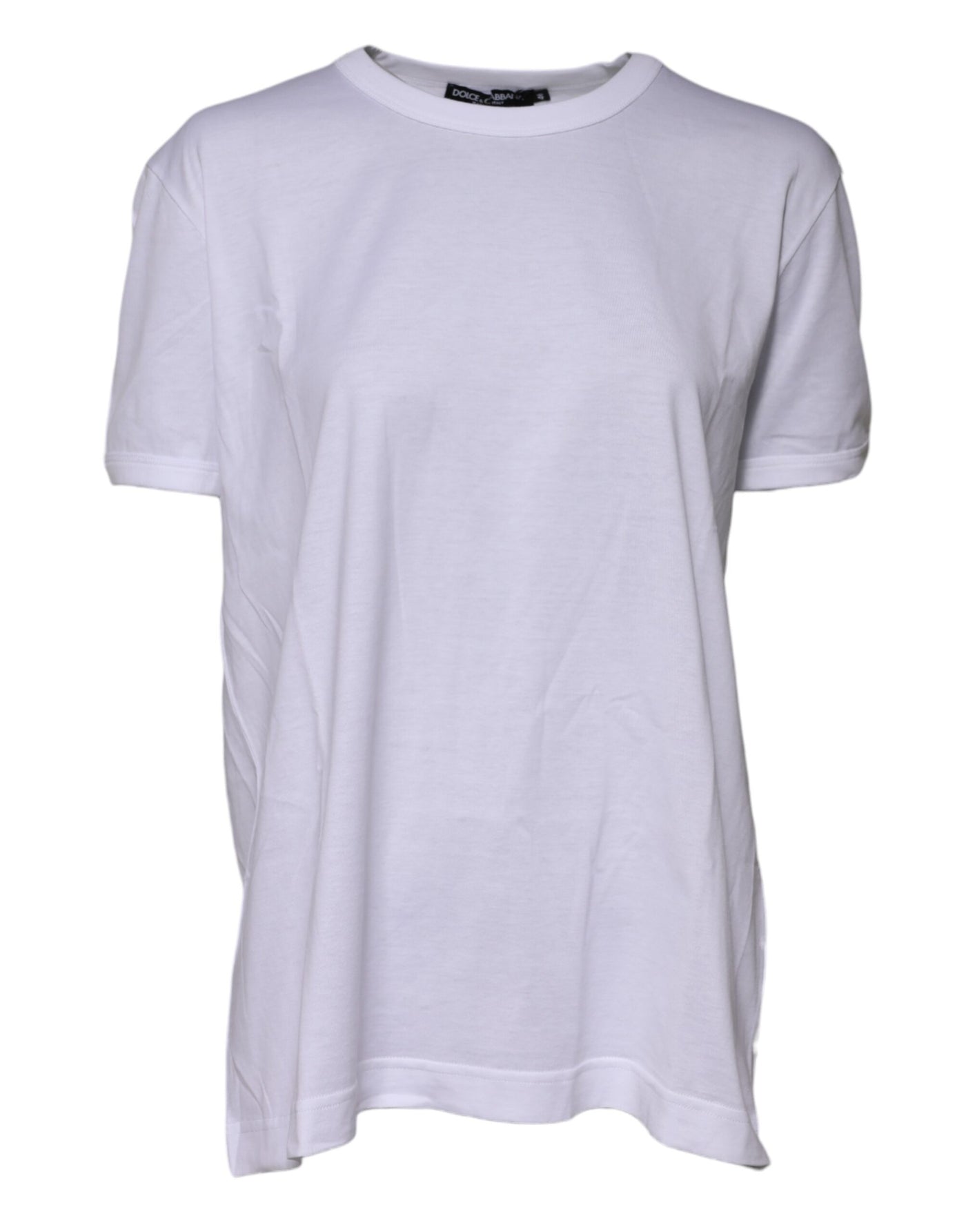 Dolce &amp; Gabbana Wit Katoenen Goodluck 2022 T-shirt met ronde hals