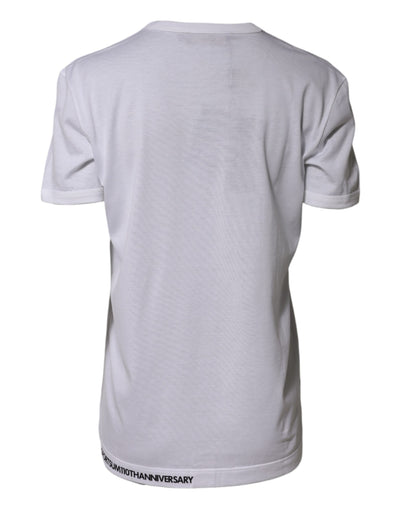 Dolce &amp; Gabbana wit DG Loves Moscow katoenen T-shirt met ronde hals