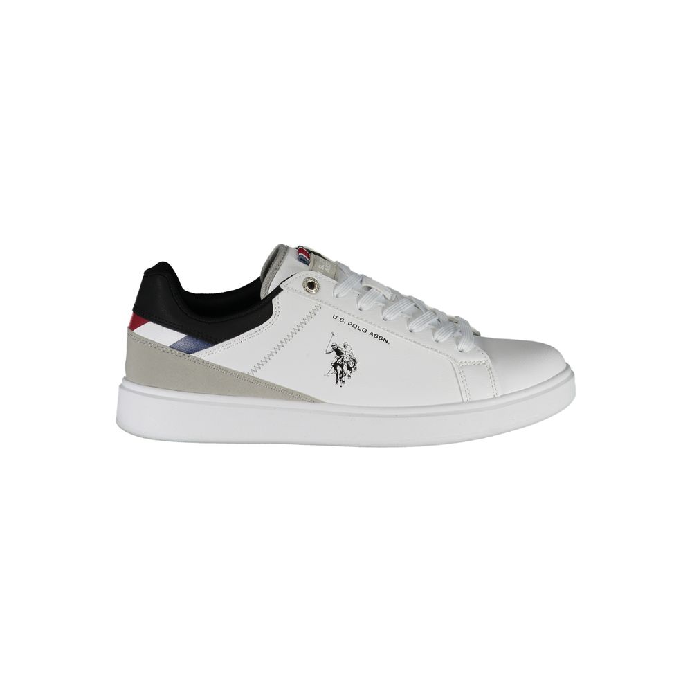 US POLO ASSN. Witte polyester sneaker