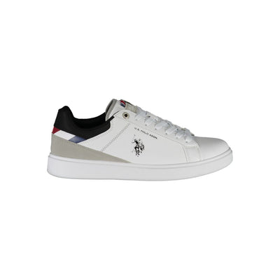 US POLO ASSN. Witte polyester sneaker