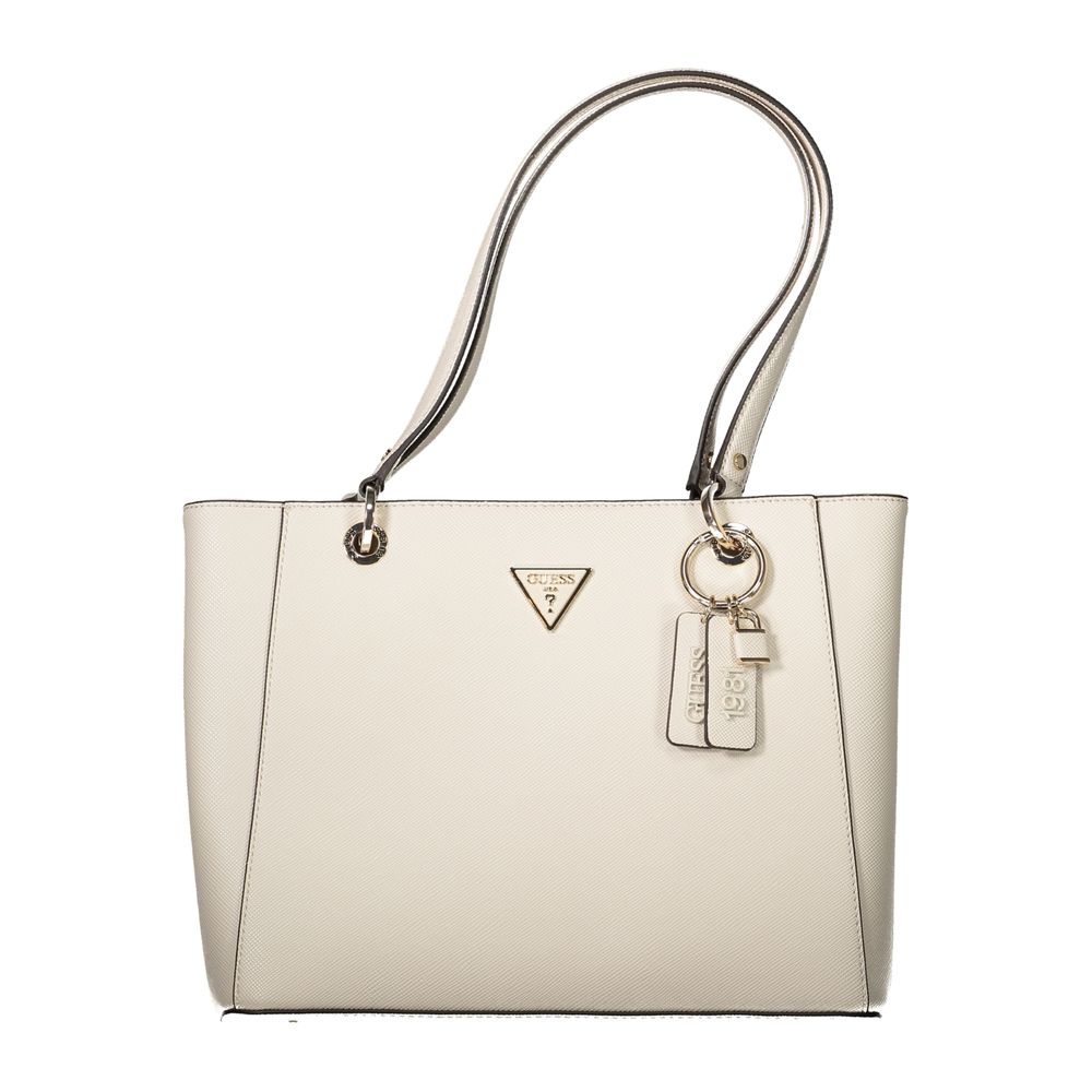 Sac à main Guess Jeans en polyéthylène beige